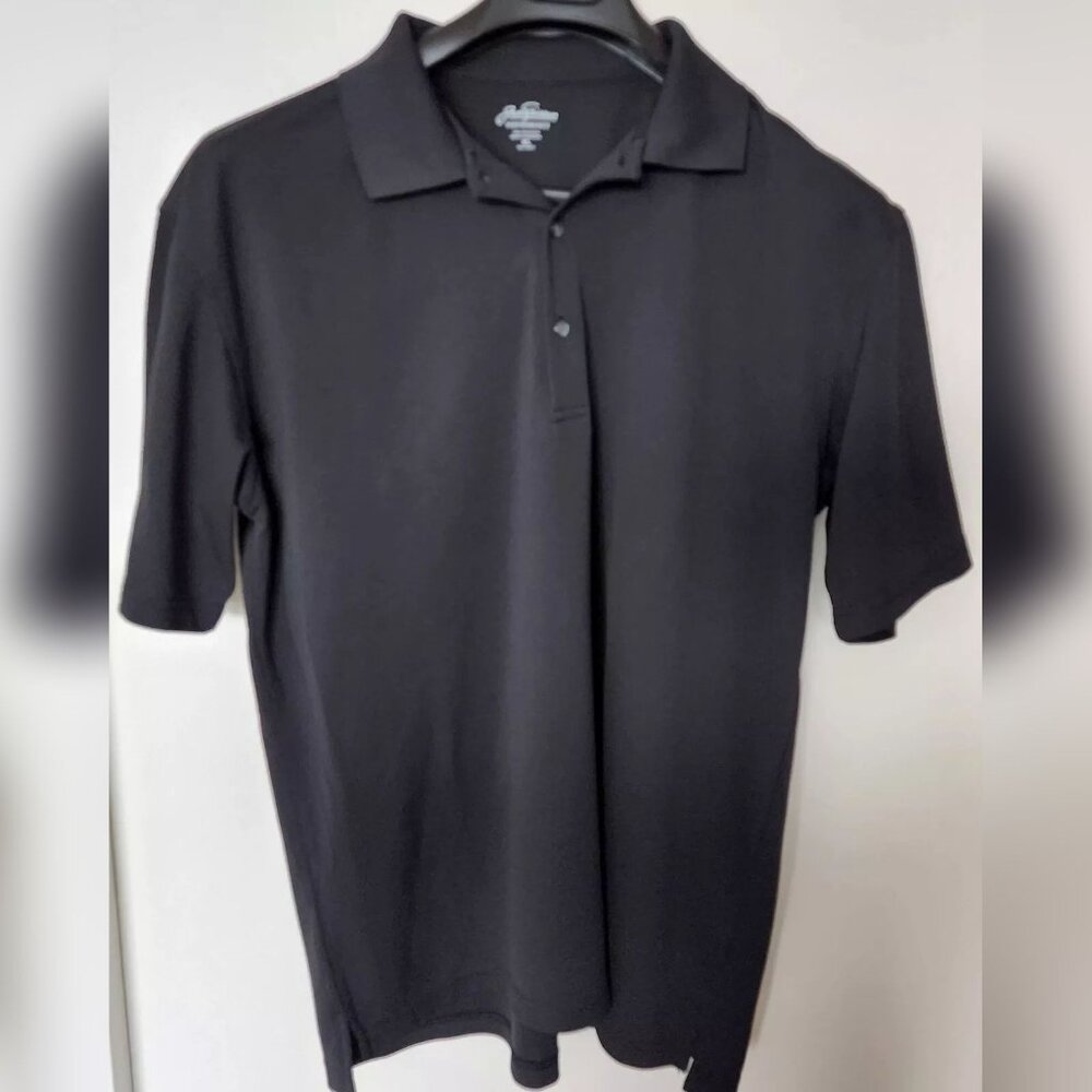 Jack Nicklaus Performance Polo Golf Shirt Men's XL Short Sleeve Black Casual